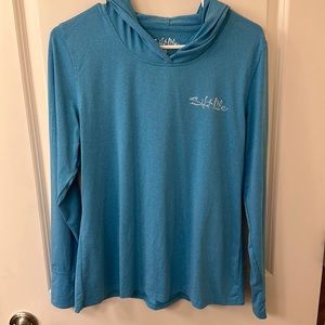 Salt life long sleeve with hood